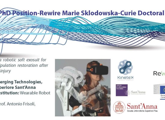 Job Posting for Marie Sklodowska-Curie Doctoral Network ReWIRE Technology-driven combinatorial therapy to rewire the spinal cord after injury